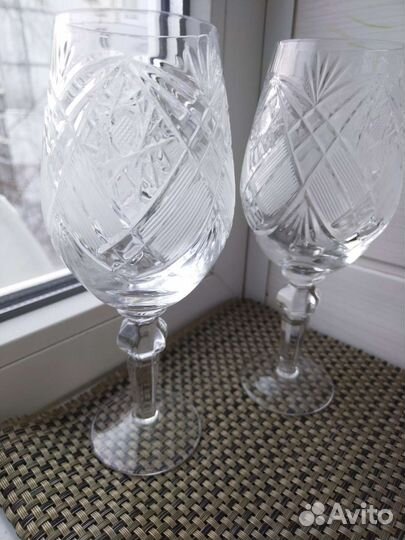 Хрустальные фужеры СССР