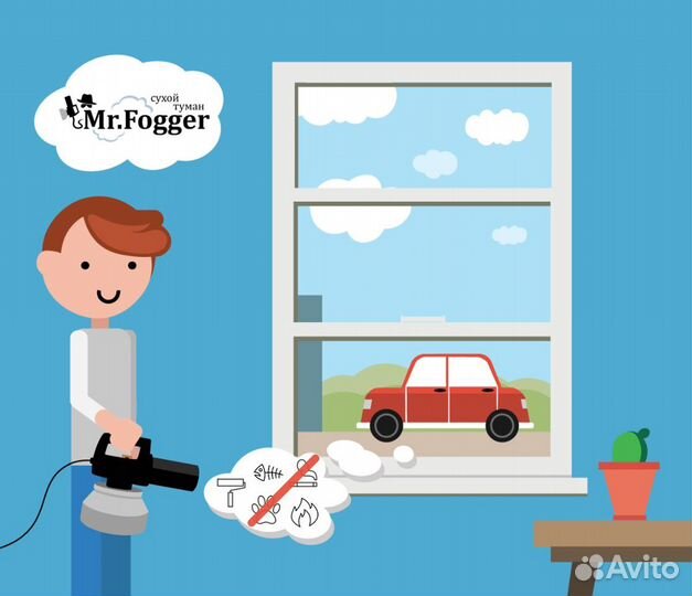 Сухой Туман - удаление запахов с выездом к Вам