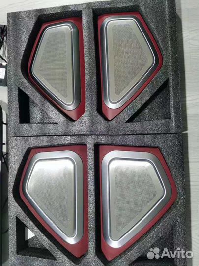 Порше Кайен сетки burmester с подсветкой