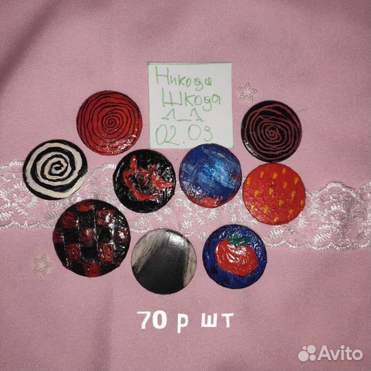 Мерч значки брелки