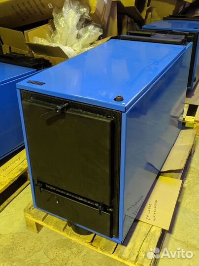 Пиролизный котел 8-16ч на дровах, до 3 сут на угле