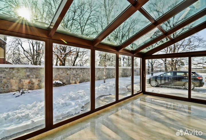 Зимний сад / Алюминиевые конструкции