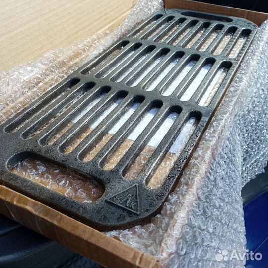 Чугунные гриль решетки на мангал 20х50см