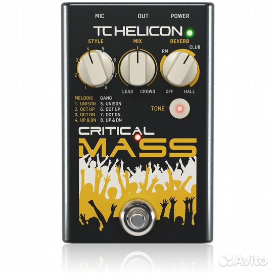 Педаль эффекта TC helicon critical mass
