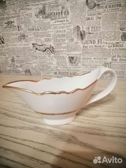 Соусник дулево, фарфор