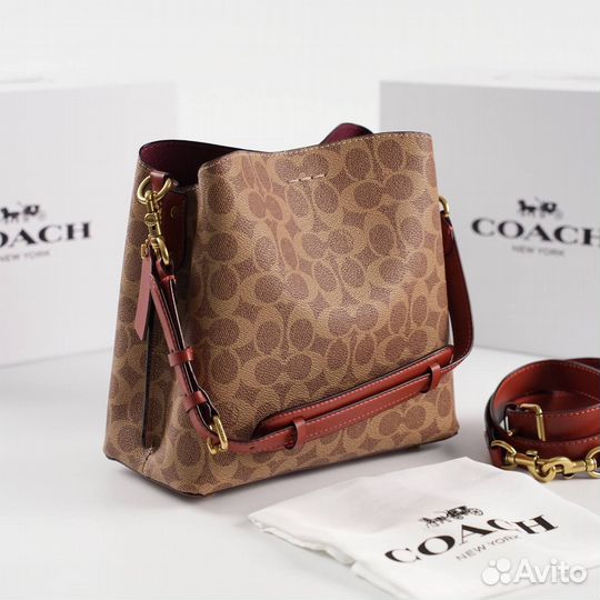 Сумка coach новая натуральная кожа