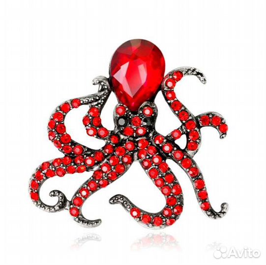 Брошь Осьминог, Весёлый Осьминожка. Новая