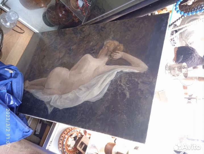 Картина маслом обнаженная
