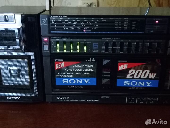 Эксклюзивная магнитола Sony модель CFS-W900