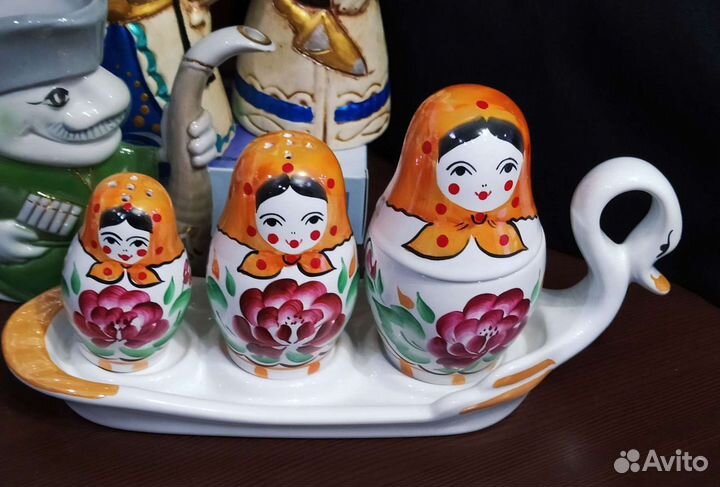 Сувениры - чайный набор, для специй, фигурки