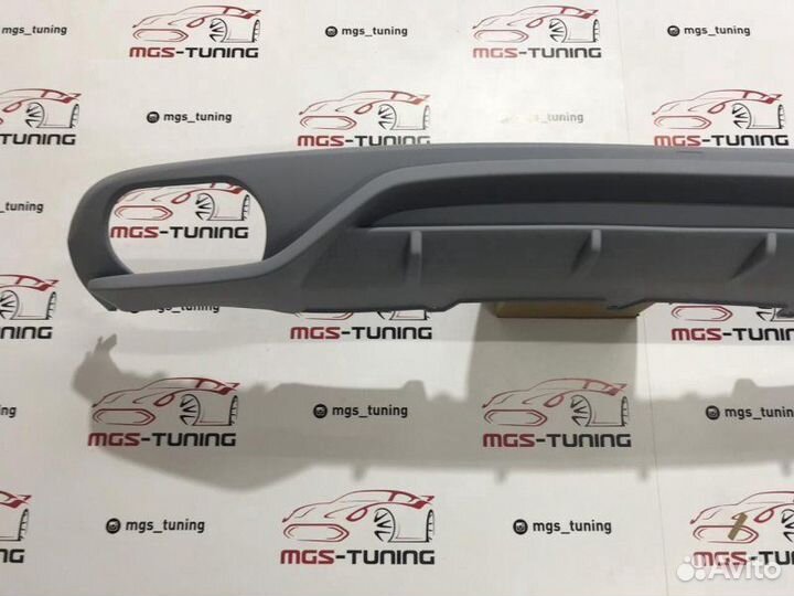 Диффузор на Audi A4 в стиле S4 2007-2011 ABT Стиль