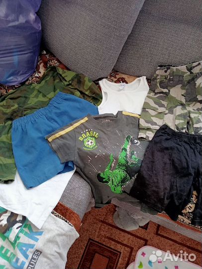Вещи пакетом на мальчика 98 104