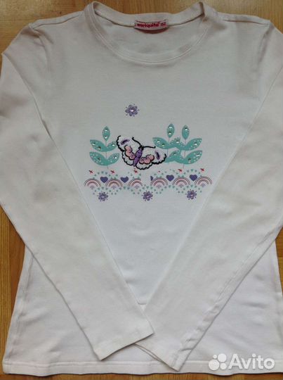 Блузка детская рост 152 см, хлопок Польша