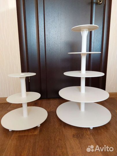 5и и 3х-ярусные подставки-этажерки для торта