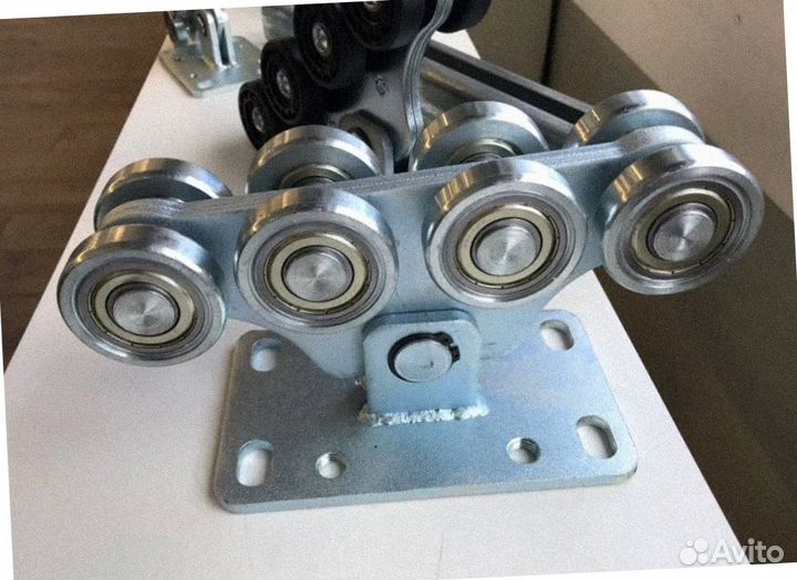 Комплект для откатных ворот. Оцинк шиной до 450 кг