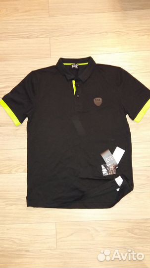 EA7 поло новый черный оригинал