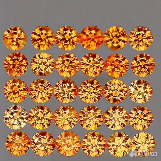 Сапфир натуральный 0,98Ct 1,5мм 50шт VVS Цейлон