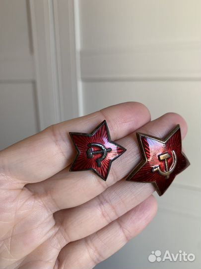 Звезда на фуражку СССР большая
