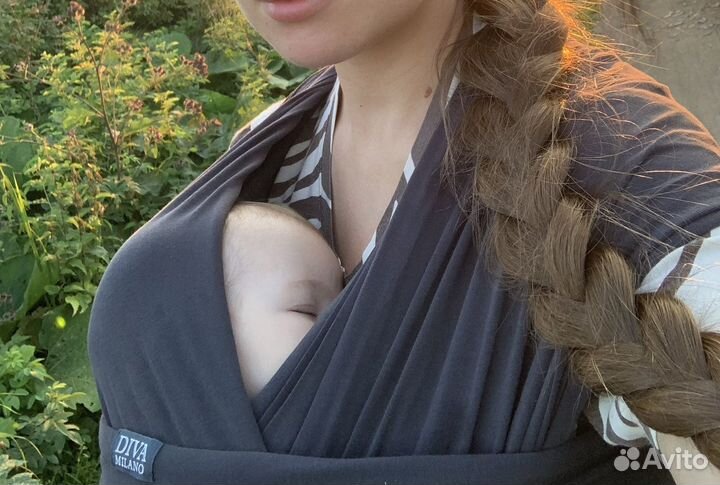 Слинг шарф diva milano трикотажный