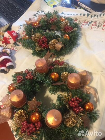 Новогодний рождественский венок