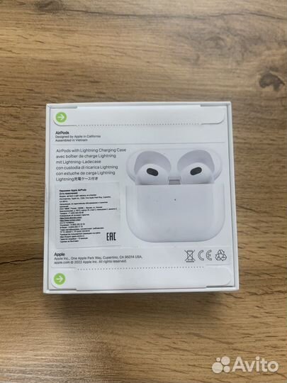 Air pods 3 новые