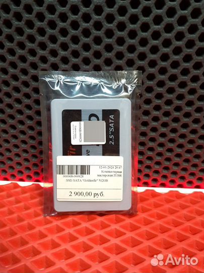 SSD Goldenfir SATA 512gb новый гарантия