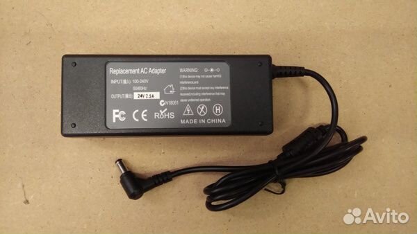Блок питания AC-N363 5.5x2.5 24V 1.25A 30w