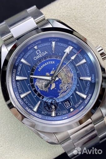 Часы Omega Seamaster Aqua Terra GMT Worldtimer