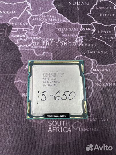Процессор intel core i5 650 LGA 1156