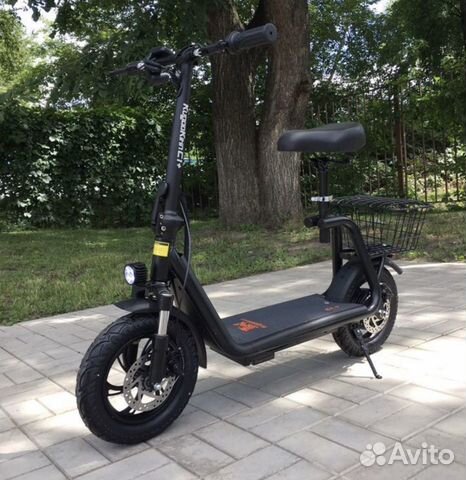 Электросамокат Кугоо с Корзиной