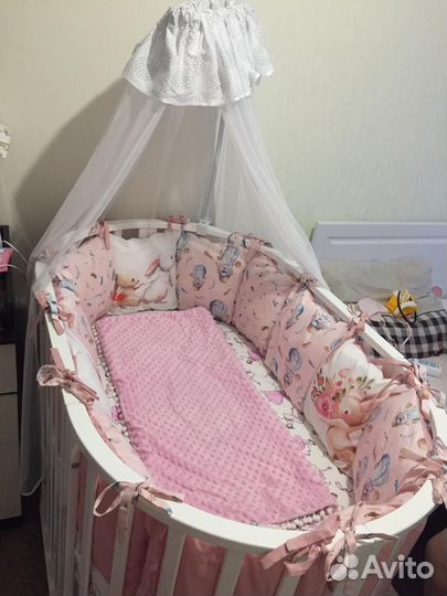 Бортики в кроватку