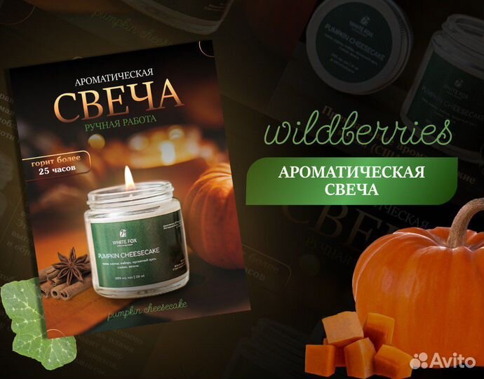 Инфографика для маркетплейсов Wildberries, Ozon