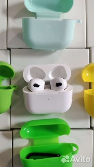 Новинка apple airpods 3 premium + чехол