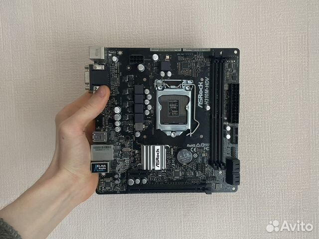 Asrock h310m-hdv / мало бу купить в Санкт-Петербурге | Электроника | Авито