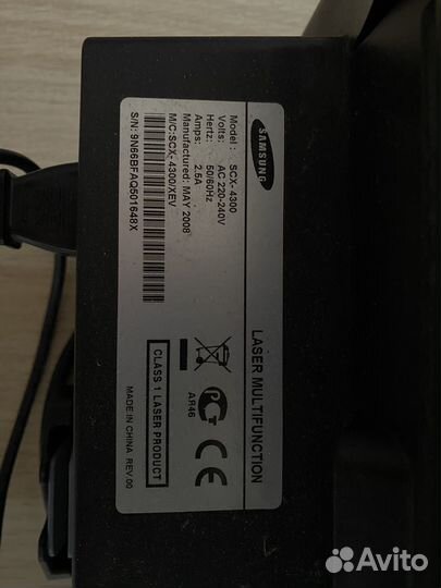 Мфу Принтер сканер Samsung SCX-4300