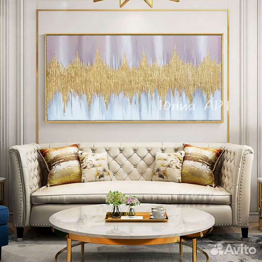 Интерьерная картина большая на холсте