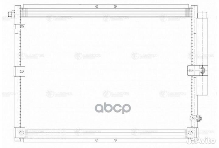 Конденсер toyota land cruiser 100 98- 4.7i