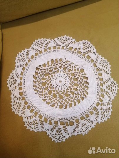 Салфетка кружево ручная работа. Ретро