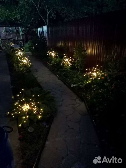 Садовый светильник фонарь одуванчик