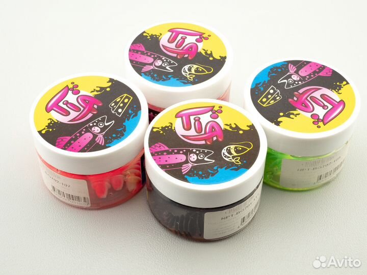 Приманки мягкие для микроджига аромат. Namazu Tia