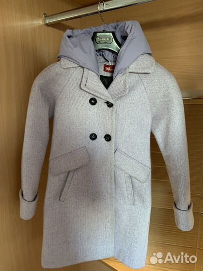 Пальто для девочки 140