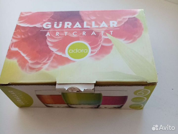 Рюмки в упаковке 6 шт