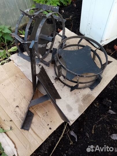 Плуг и грунтозацепы для мотоблока новое