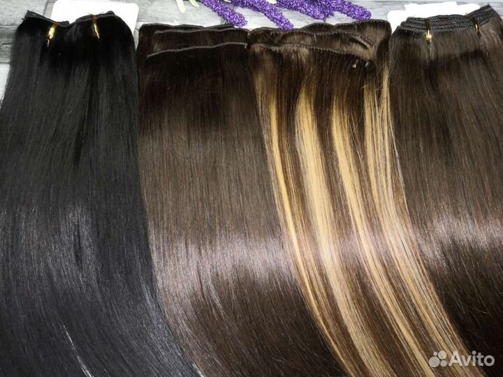 Волосы для наращивания. Натуральный волос. Капсулы