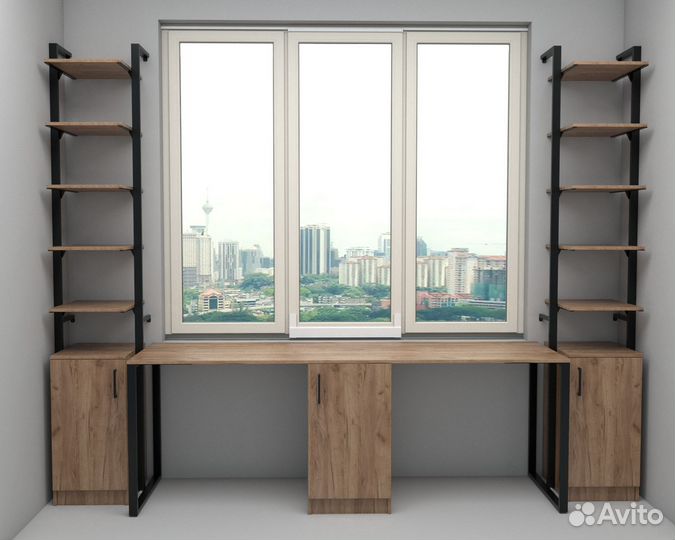 Рабочая зона у окна Амелия 15