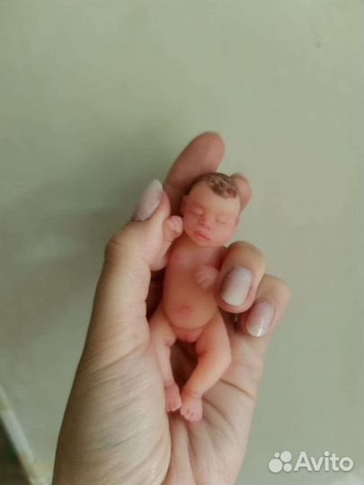 Мини Реборн силиконовый