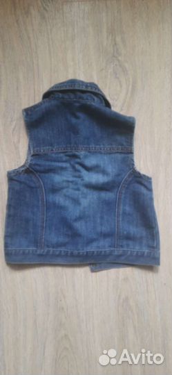 Жилетка джинсовая для девочки 110