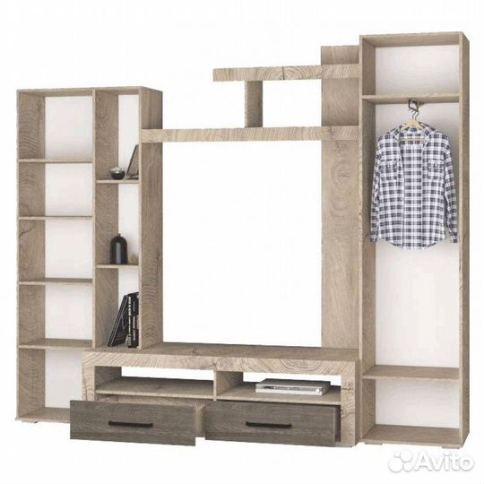 Стенка гостиная 248 см. Вместительная гостиная. Ма