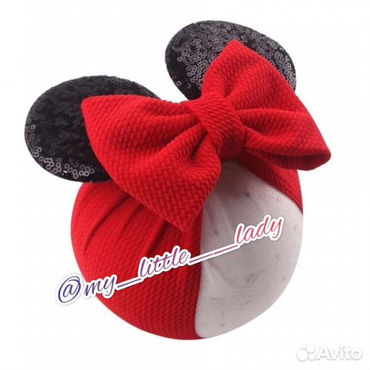 Повязка на голову Микки маус, Минни маус новая