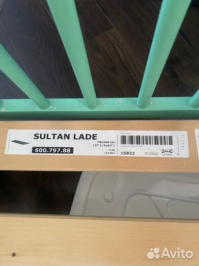 Детская кроватка IKEA (Икея) Sultan Lade